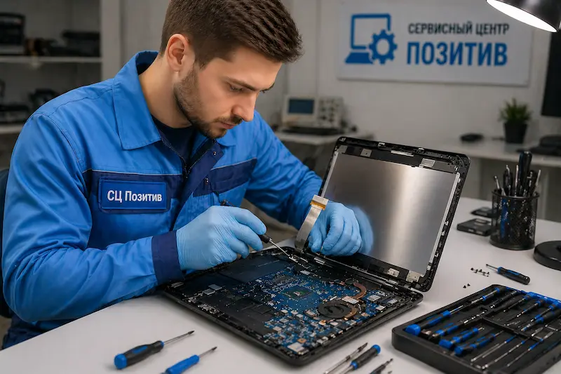 Ремонт шлейфа матрицы ноутбука в Богородске