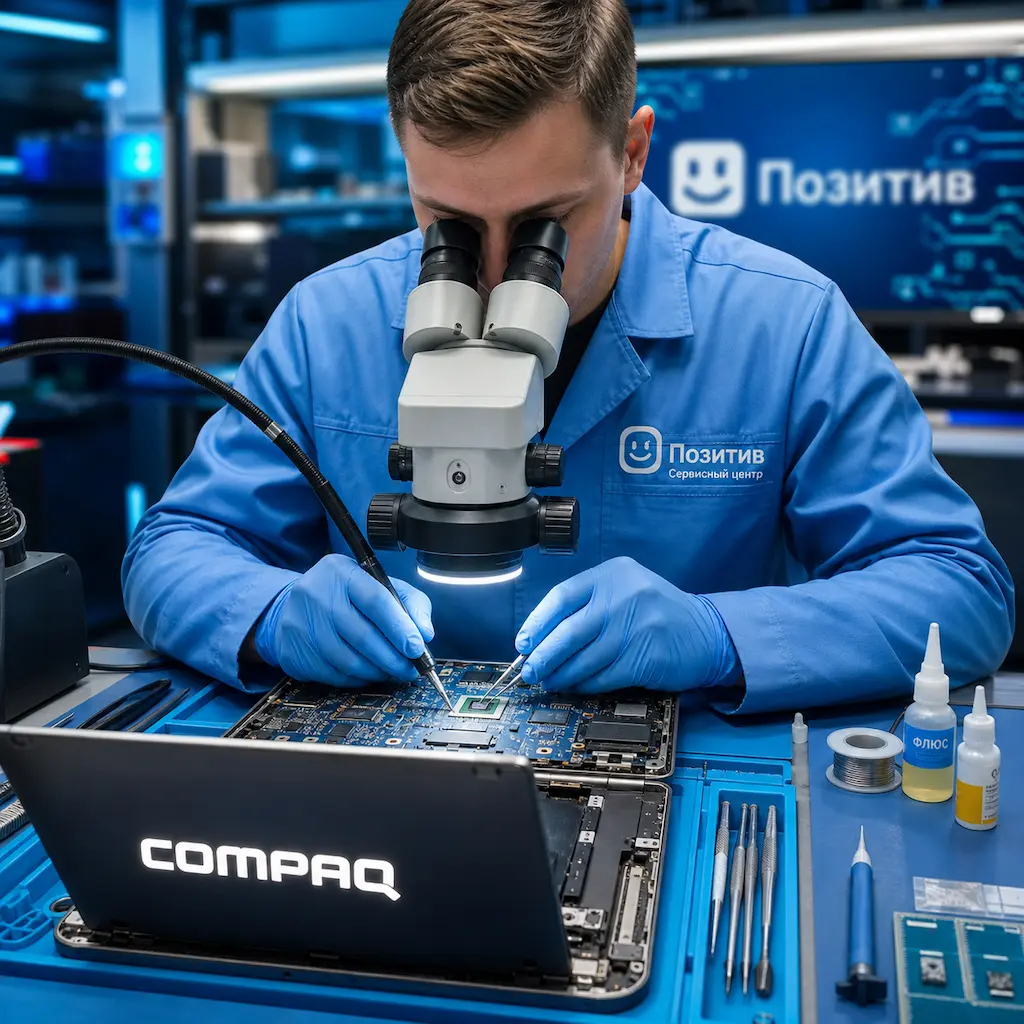 Замена видеокарты ноутбука Compaq в Богородске