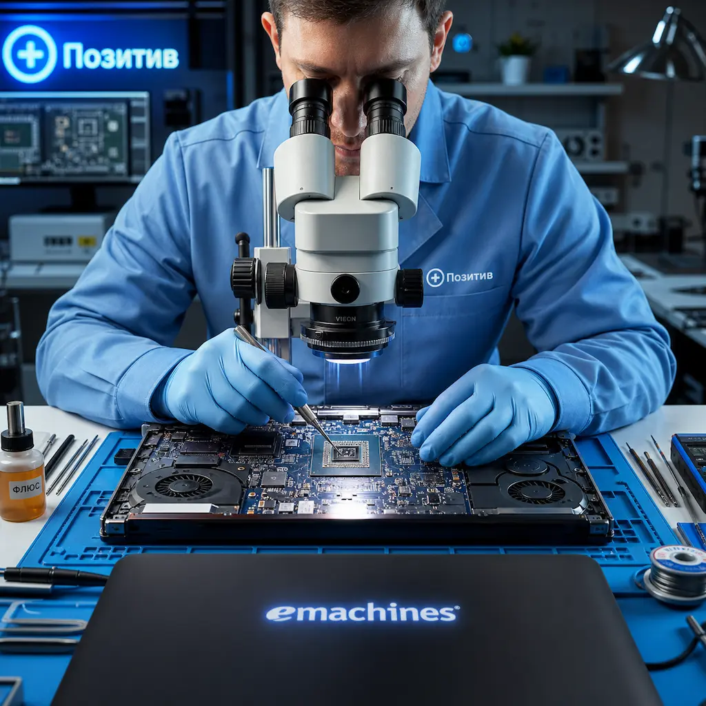 Замена видеокарты ноутбука Emachines в Богородске