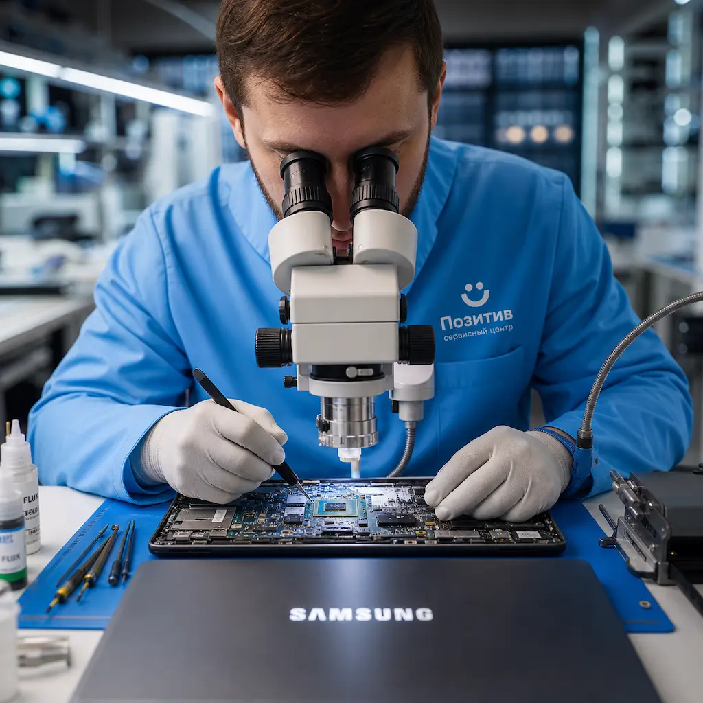 Замена видеокарты ноутбука Samsung в Богородске
