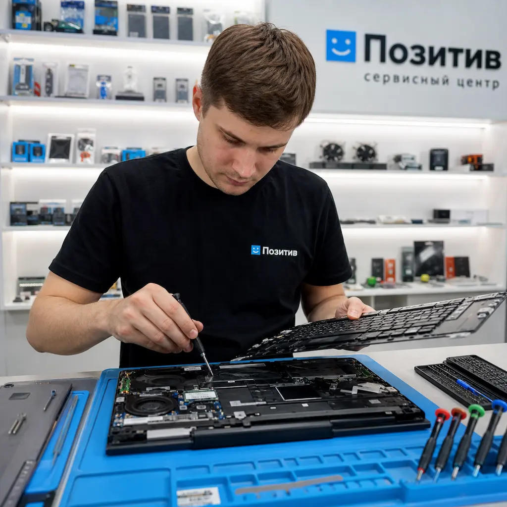 заменить клавиатуру на ноутбуке Samsung в Богородске