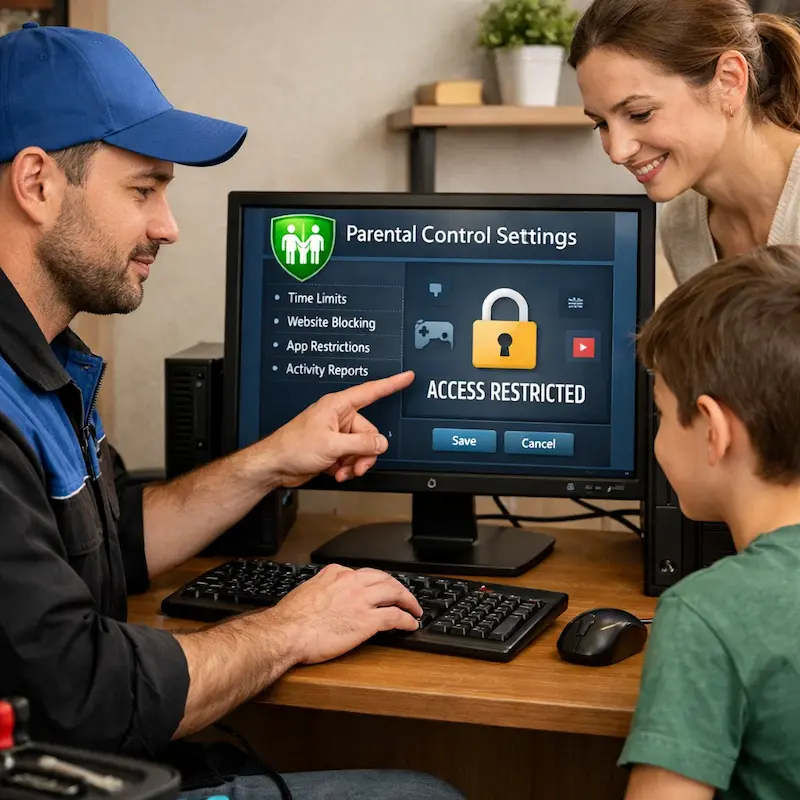 Родительский контроль на компьютере и ноутбуке в Богородске