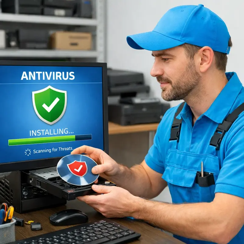 Установка антивируса в Богородске на дому