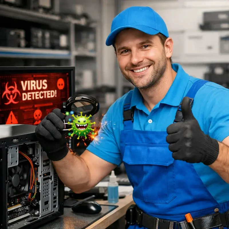 Удаление вирусов с компьютера в Богородске