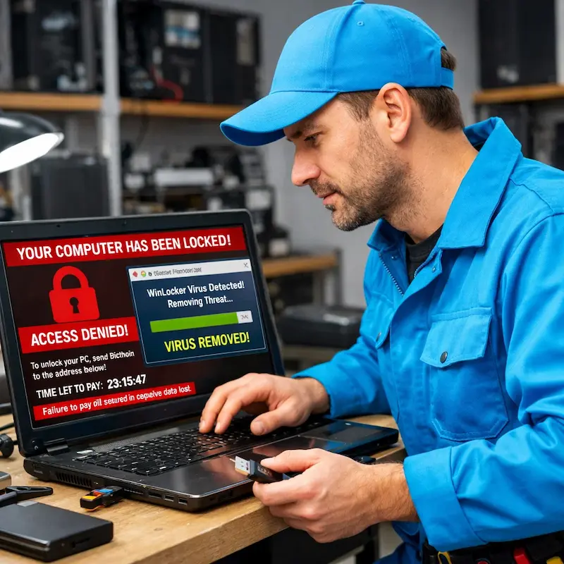 Поможем разблокировать компьютер и ноутбук в Богородске